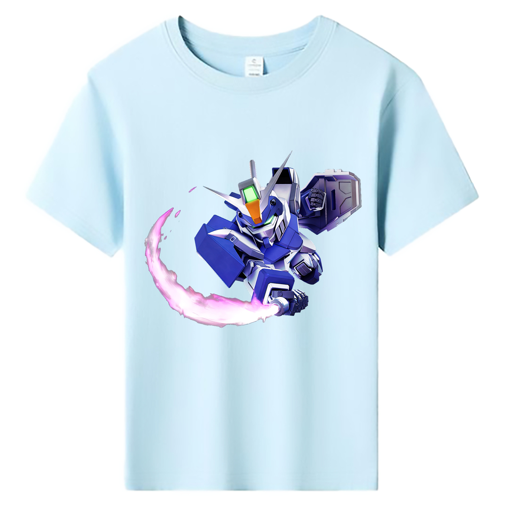 （画像用） 機動戦士ガンダム Mobile Suit Gundam 綿100％キッズTシャツ（フロントプリント）